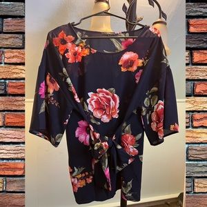 West Kei Julianne Tie Front Blouse